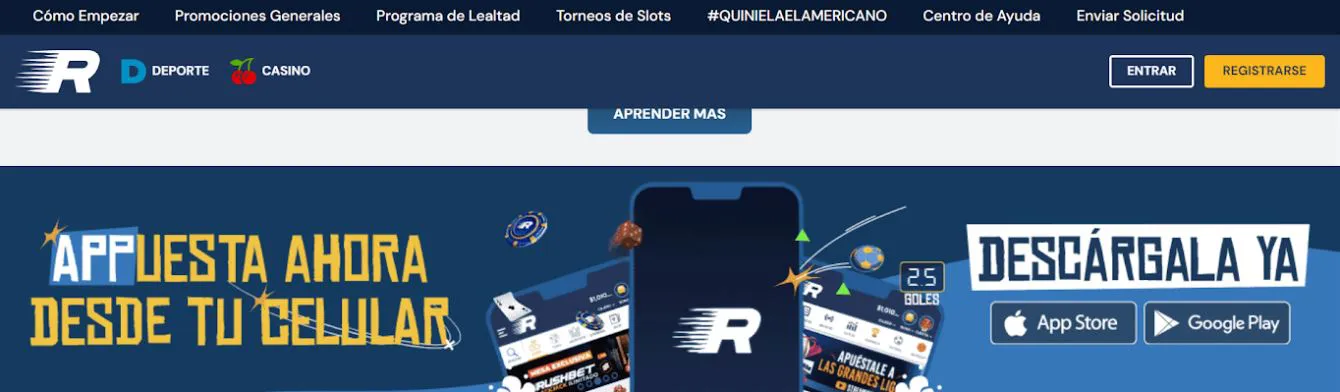 aplicaciones de casinos colombia rushbet